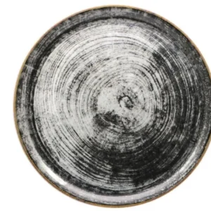 Black Round Napoli Piatto Pizza Cm.33