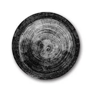 Black Round Siviglia Piatto Rotondo Cm.31 Z07