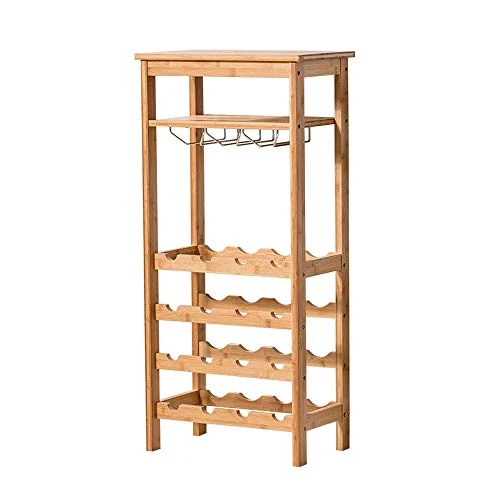 BLMDX Vino cremagliera pavimento casa soggiorno vino armadio parete vino rack vino vino vetro rack legno massello montaggi...