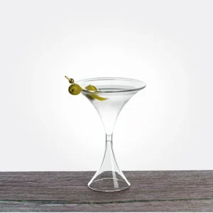 Alfredo, bicchiere da martini vetro Blueside