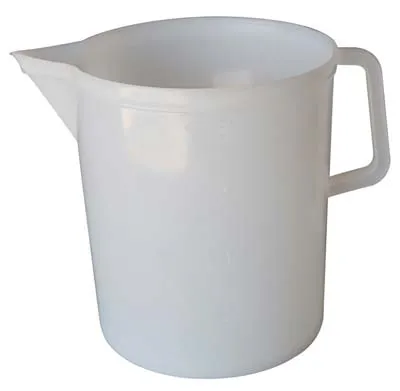 Boccale Graduato Stefanplast - Pp Bianco Lt 5- 5 Pezzi