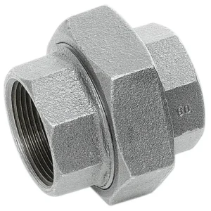 Bocchettone 3 Pz S/S Ghisa Zincata D 1.1/2 340- Amaflex- 1,0 Confezione