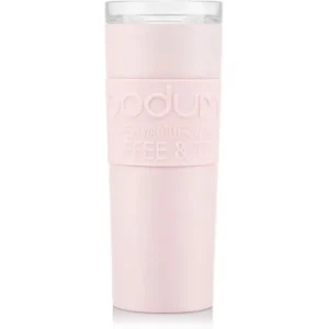 Bodum Bicchiere Termico 450 ml – Doppia parete, Plastica, Rosso
