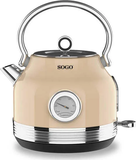 Bollitore 2200 W / 1.8L / autospegnimento retrò beige