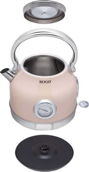 Bollitore 2200 W / 1.8L / autospegnimento retrò beige
