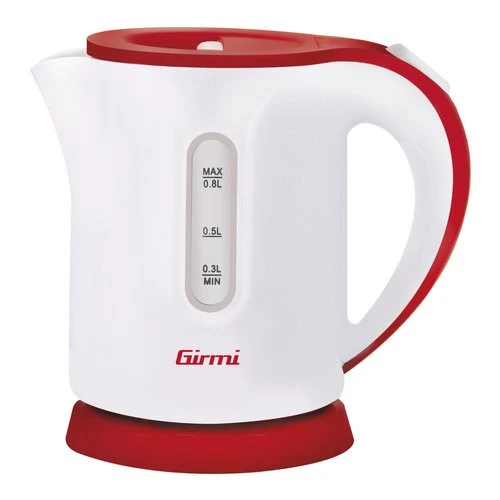 Bollitore elettrico (800ml) Girmi BL1000 Bianco e Rosso