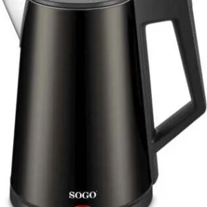 Bollitore tre strati acciaio inox nero / 1830W / 1.7L / autospegnimento