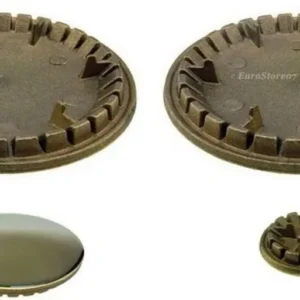 BOMPANI BOREAL SPARTIFIAMMA OTTONE PER CUCINA GAS 4 PZ 2 GRANDI L 0408