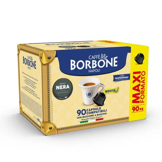 Borbone Capsule Compatibili Nescafe Dolce Gusto Nera 90pz