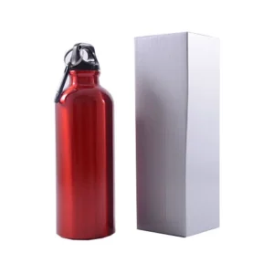 Borraccia 500ml rossa all./plas. s26265