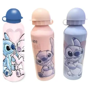 Borraccia Alluminio Stitch 520ml colori assortiti