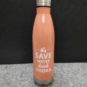 Borraccia termica 500ml frasi divertenti Drink V0dka