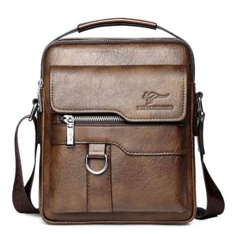 Borsa Tracolla Da Uomo Pelle Vintage
