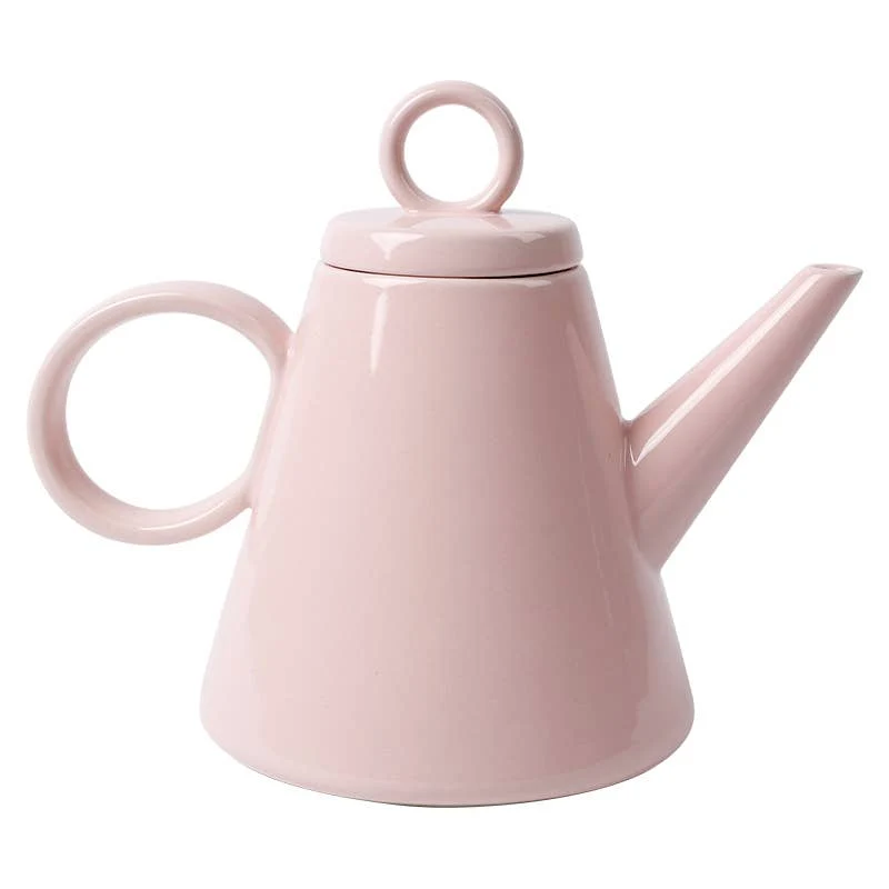 Teiera di design rosa cipria | Ceramica nordica FYNLORA Bosilunlife