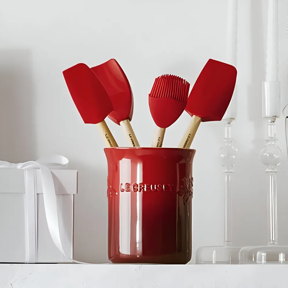 Bottiglia ceramica per spatole Holly Edizione Speciale Natale! Le Creuset