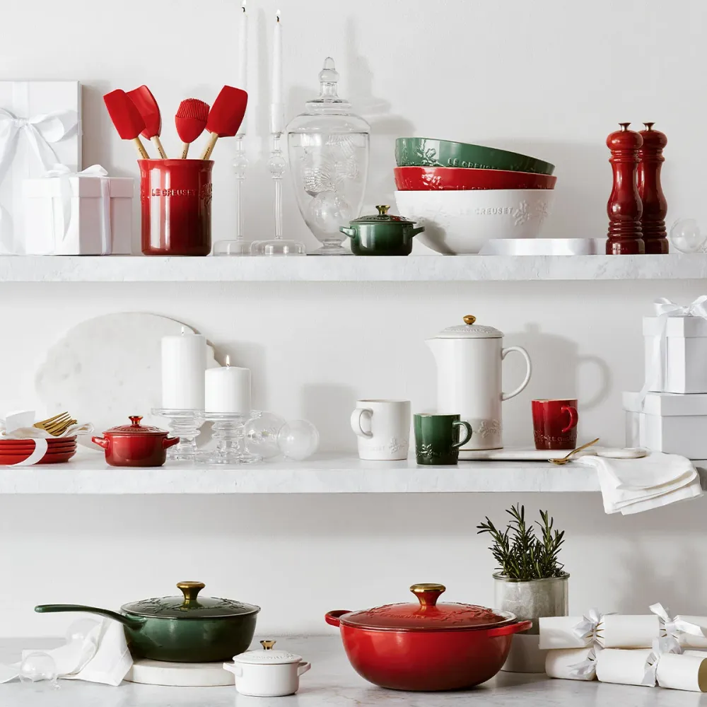 Bottiglia ceramica per spatole Holly Edizione Speciale Natale! Le Creuset
