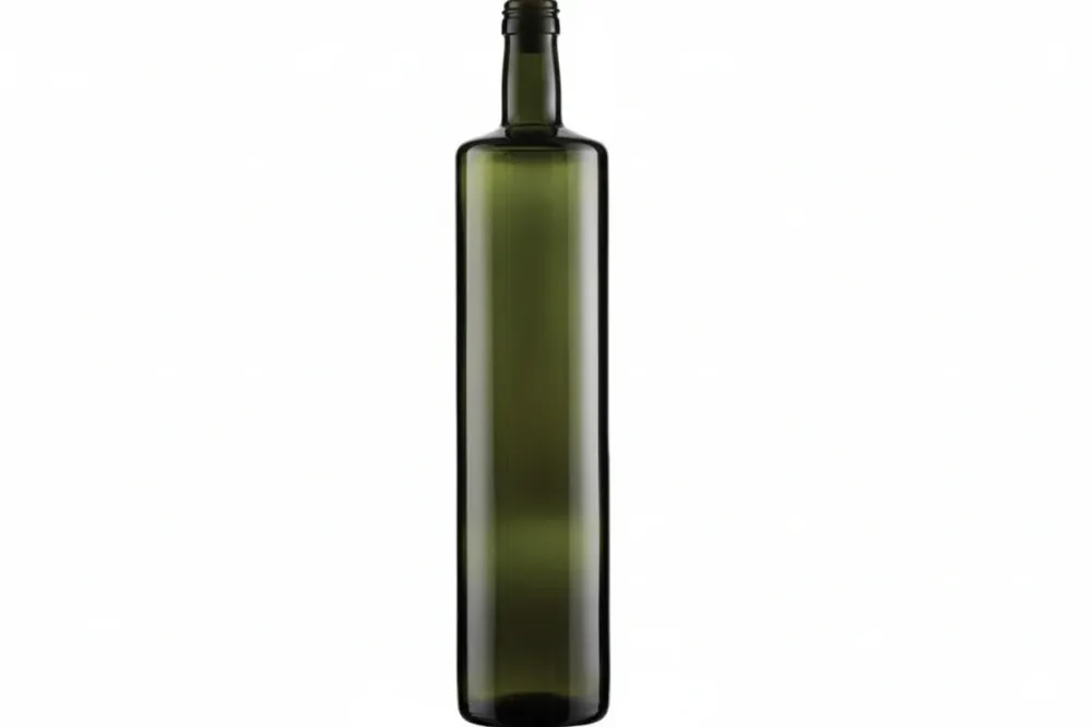 Bottiglia Dorica Cilindrica Per Olio Verde- - Capacitãe Lt.0,50 - Tappo 31,5 - 30 Pezzi