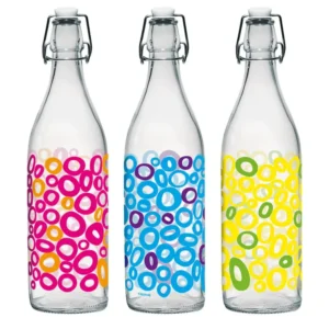 Bottiglia linea lory con decorazioni play da 1lt con tappo bianco 3 assortimenti