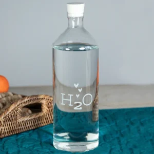 Bottiglia vetro h2o
