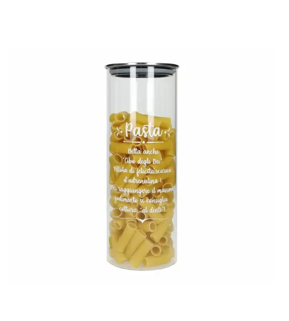 Brandani Barattolo Pasta Vetro Tappo Ermetico
