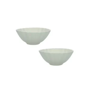 Brandani CIOTOLA CALIPSO AVORIO SET 2 PZ STONEWARE
