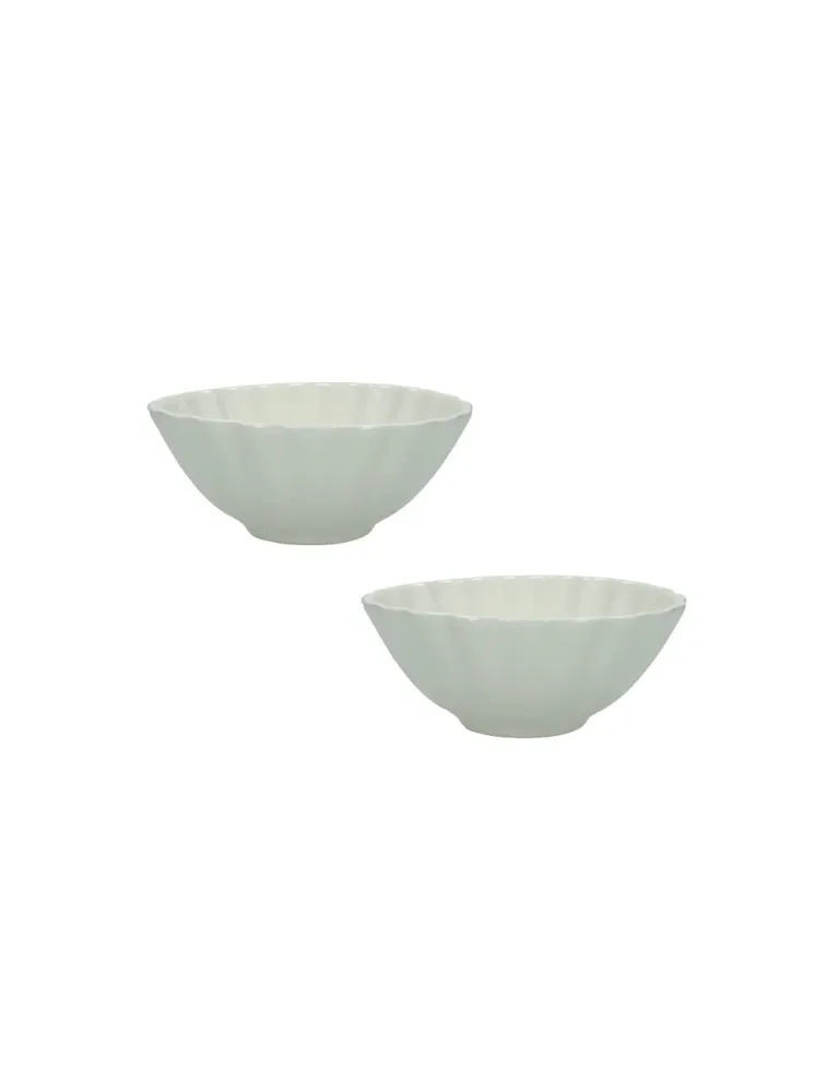 Brandani CIOTOLA CALIPSO AVORIO SET 2 PZ STONEWARE