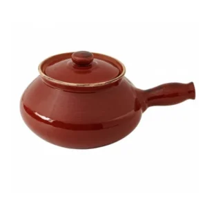 Brandani Patatiera/castagnera Rossa Coperchio Da Fuoco