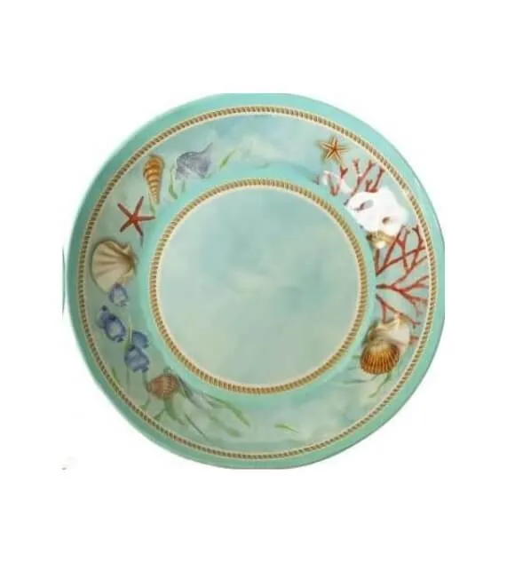 Brandani Reef Piatto Fondo melamina - set 6 piatti