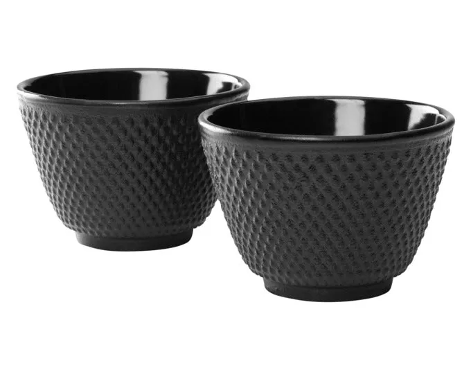 BREDEMEIJER Tazza da tè Jang 2 pezzi nera