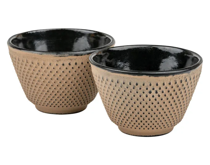 BREDEMEIJER Tazza da tè Xilin 2 pezzi cammello
