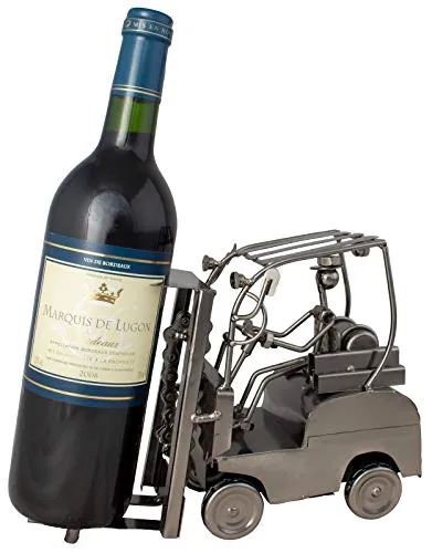 Brubaker portabottiglie di Vino portabottiglie per Vino impilatore Driver Decorazione Oggetto Metallo Bottiglia Stand con...