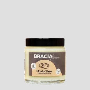 Burro di karitè non raffinato con vitamine ed E lenitivo e idratante Bracia Mydlarze