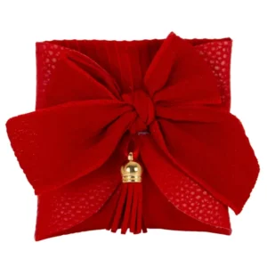 Busta fiocco rosso 9cm