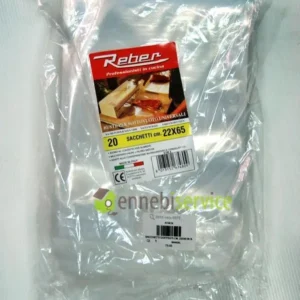 Buste sacchetti sottovuoto goffrati 22x65 busta 20pz 3 strati Reber