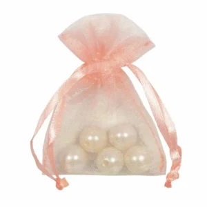 Bustina organza c/tir.raso 5xh7,5cmchamp.760 42