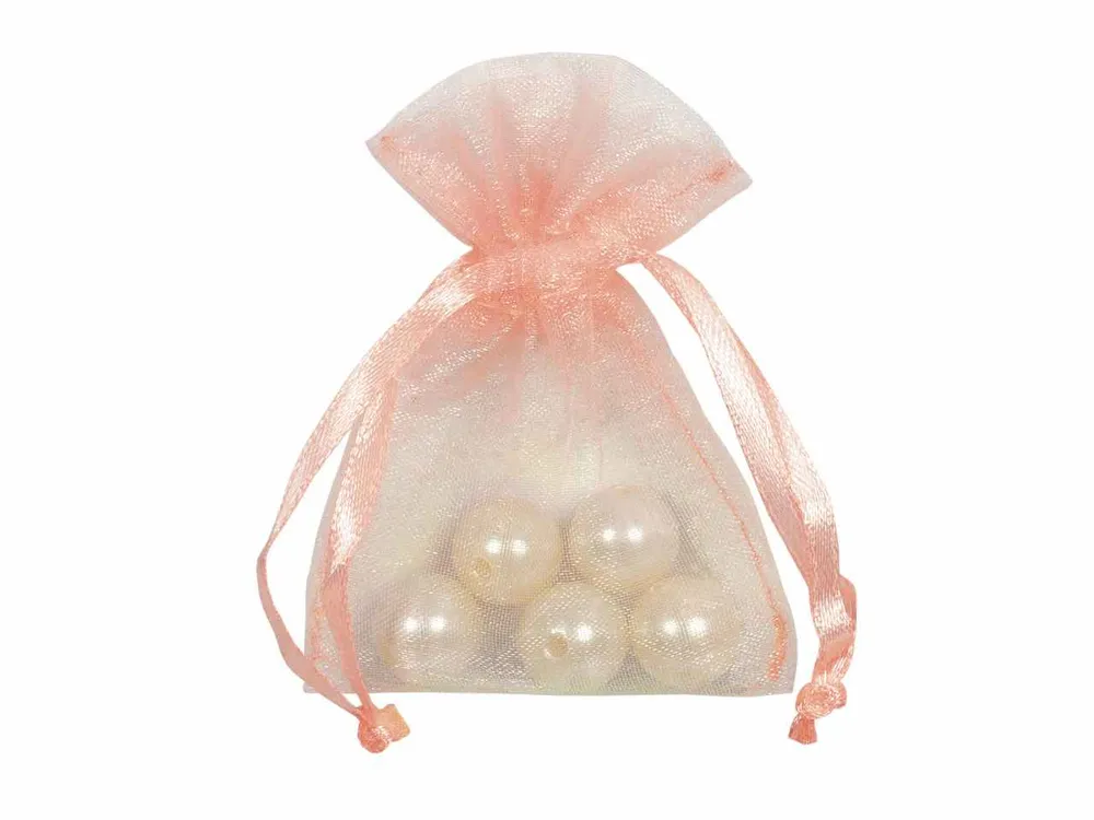 Bustina organza c/tir.raso 5xh7,5cmchamp.760 42