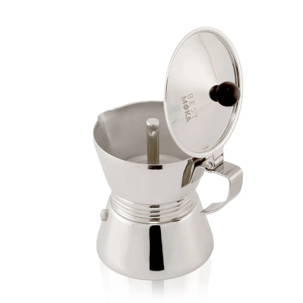 Caffettiera acciaio inox ad induzione da 12 tazze - Best Moka