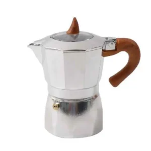 Caffettiera alluminio 3tz manico colorato 05713