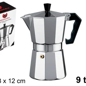 Caffettiera alluminio 9 tazze