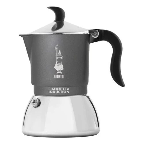 Caffettiera Bialetti 0007145 FIAMMETTA Grigio e Cromo
