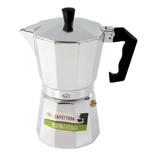 Caffettiera 3C Casa VIVI Buon Aroma Silver