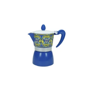 Caffettiera Citrus Blu 3 tazze Brandani