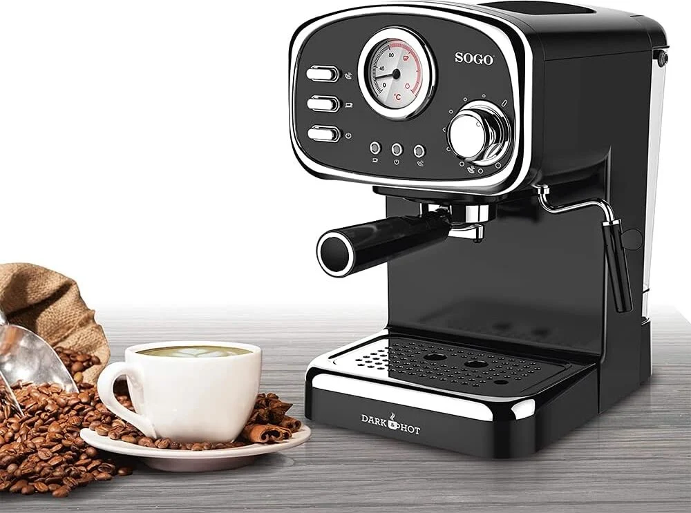 CAFFETTIERA ESPRESSO 1100W/ 1.25L / 15 bar/ 2tazze