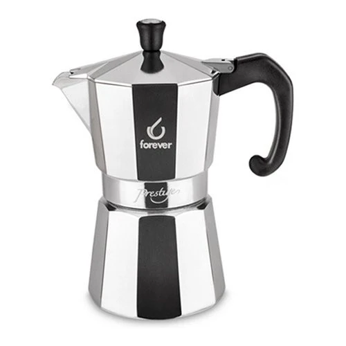 Caffettiera Forever 120112 MISS MOKA PRESTIGE Silver