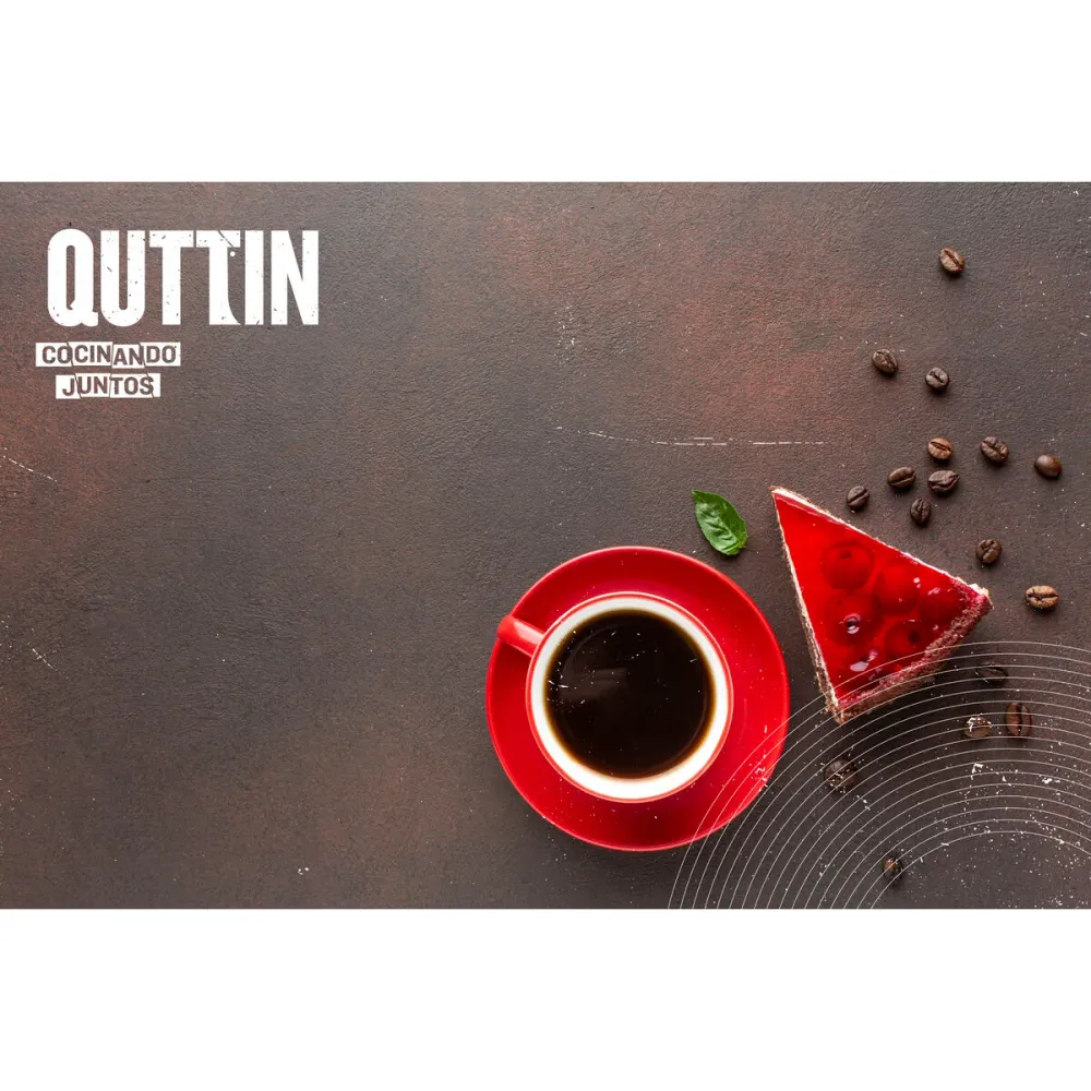 Caffettiera Italiana Quttin Rosso Alluminio 0,45 L (6 Unità)