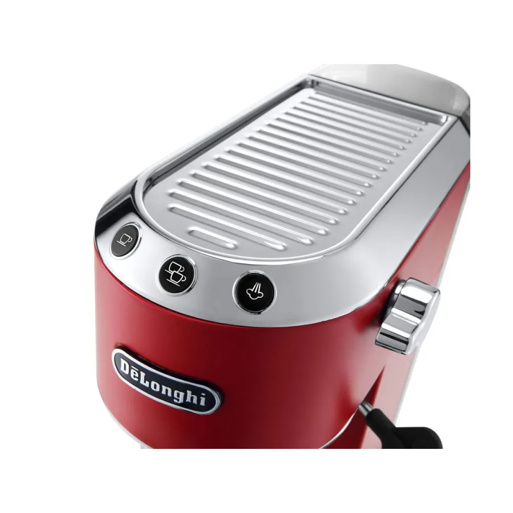 Caffettiera Stantuffo DeLonghi 0132106169 Acciaio inossidabile Rosso 1 L