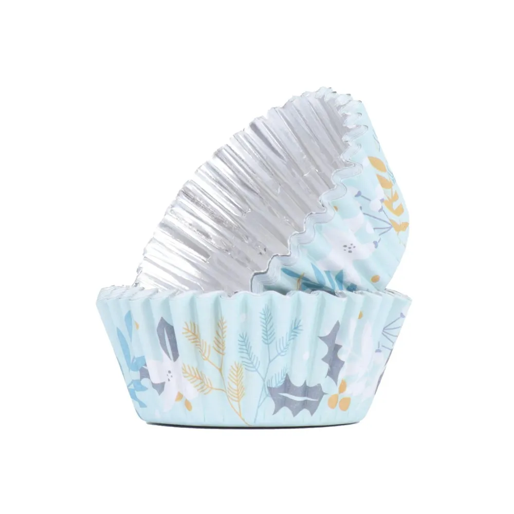 30 Caissettes Natalizie Floreali PME