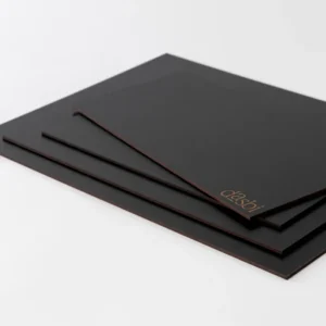 Cake board rettangolare nero da 3mm 30x15cm