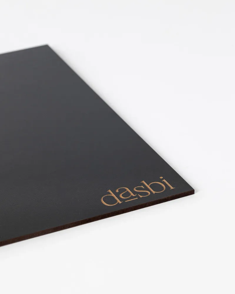 Cake board rettangolare nero da 3mm 30x15cm