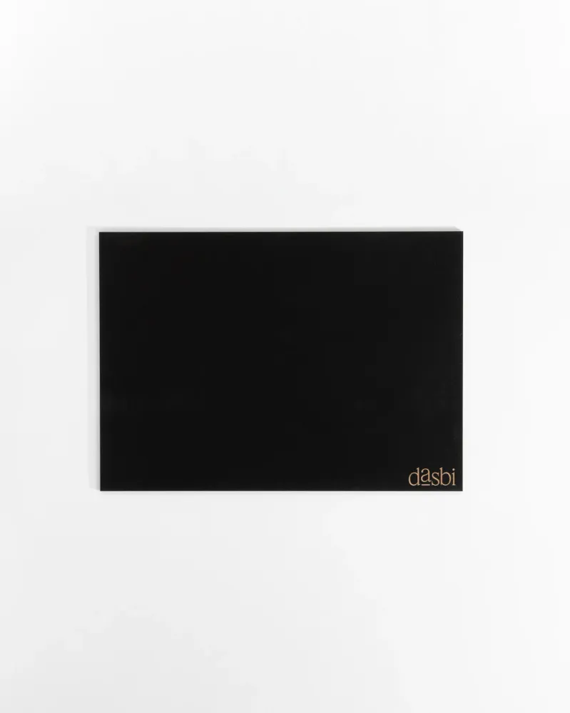 Cake board rettangolare nero da 3mm 30x15cm